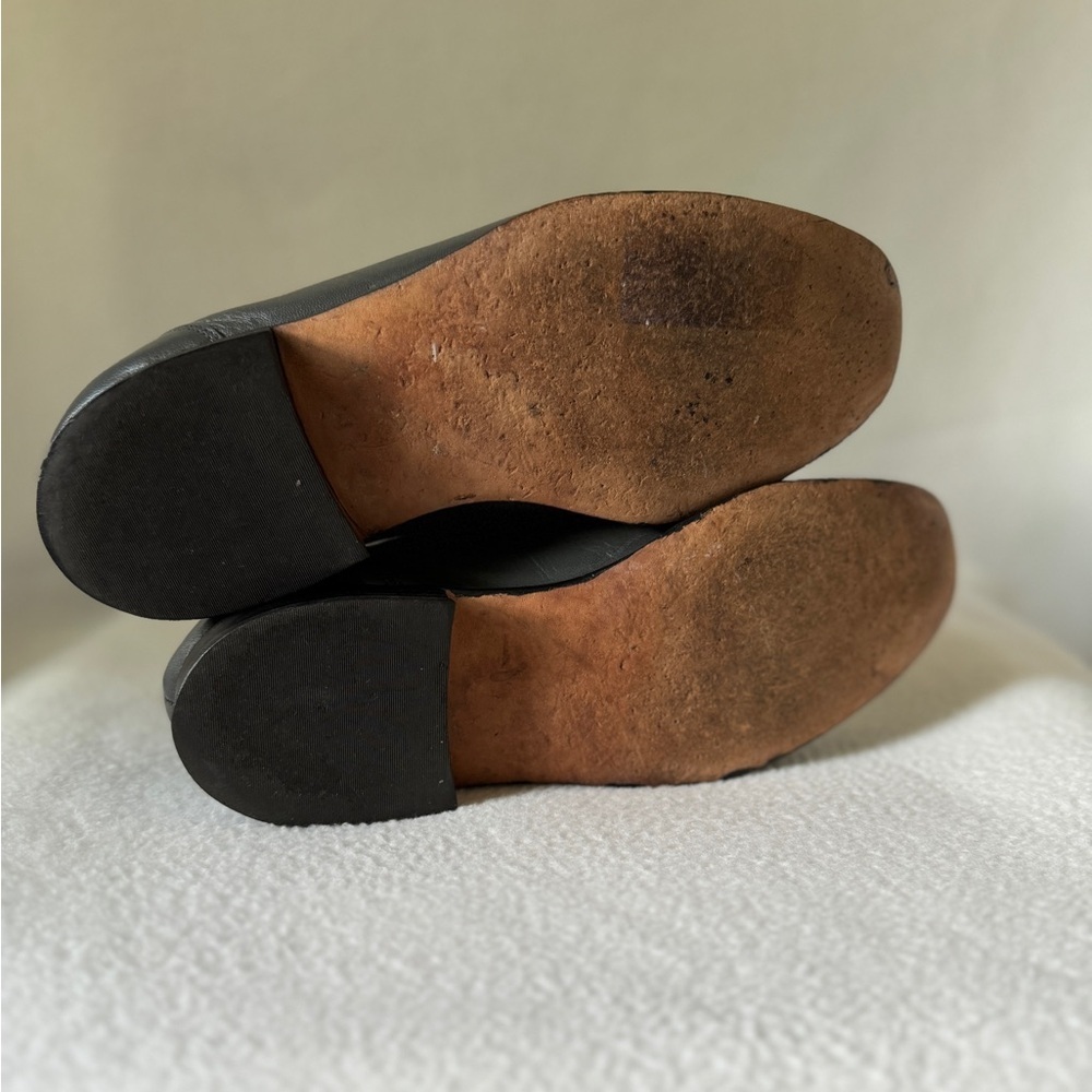 Freeman Size 7 1/2 Gray Leather Mens Dress Shoes - Picture 9 of 16